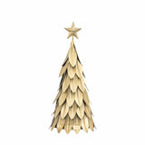 Antique Gold Metal Christmas Tree