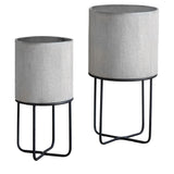 Set of 2 Eda Metal Planters