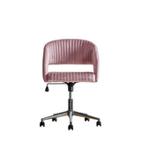 Murray Swivel Chair, Blush Pink