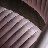 Murray Swivel Chair, Blush Pink