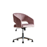Murray Swivel Chair, Blush Pink
