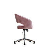 Murray Swivel Chair, Blush Pink