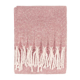 Isla Woven Tasselled Throw Heather
