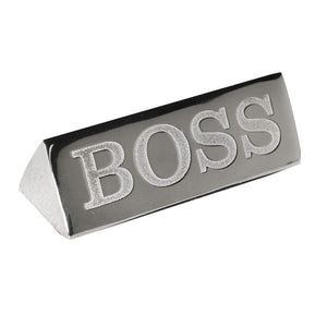 Aluminiumn "Boss" Paperweight