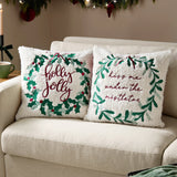 Kiss Me Under The Mistletoe Cushion