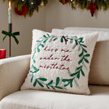 Kiss Me Under The Mistletoe Cushion