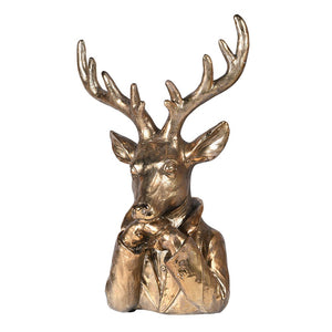 Gold Pensive Deer