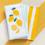 Lemon Long Lunch Paper Napkins
