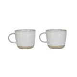 Set of 2 Holwell Mugs, White