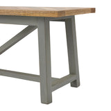 Nordic Herringbone Dining Table and Bench