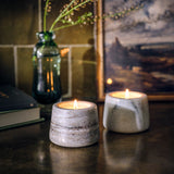Set of 2 Marble Osney Tealight Holders
