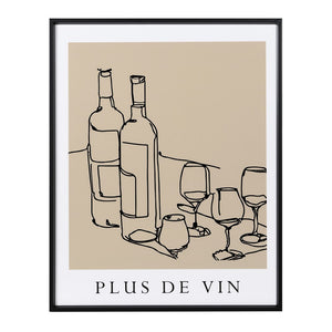 Plus De Vin Wall Art
