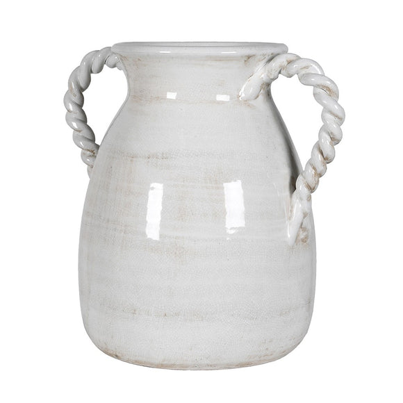 Roman Twisted Handles Ceramic Jug