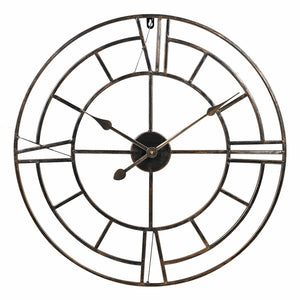 Antique Gold Roman Numerals Wall Clock