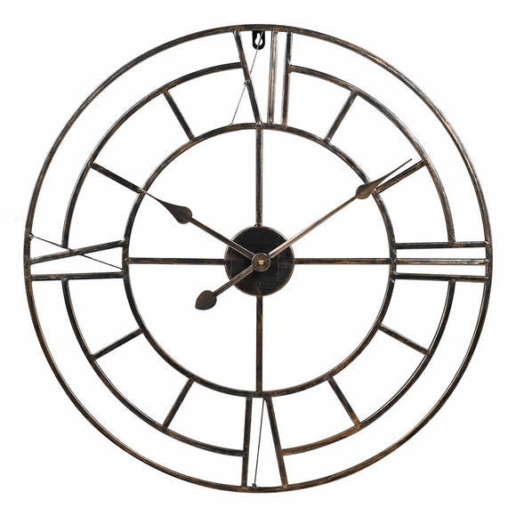 Antique Gold Roman Numerals Wall Clock