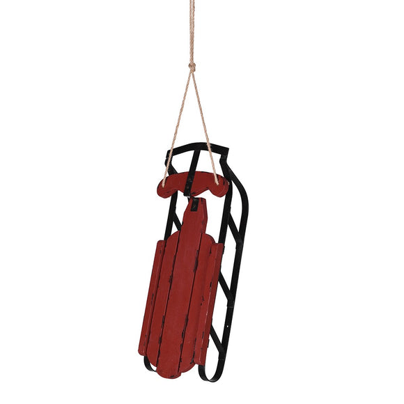 Rustic Mini Red Sledge