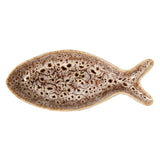 Slip Glaze Deep Fish Dish