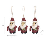 Individual Felt Santa Hanging Decoration