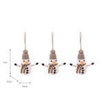 Individual Felt Snowman Hanging Decoration