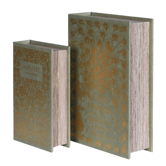 Set of 2 Pride and Prejudice Book Boxes