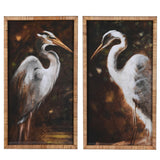 Set of 2 Storks Framed Pictures
