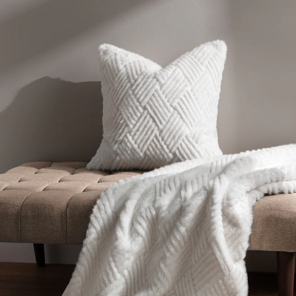 Sonnet Cut Faux Fur Cushion
