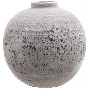 Distressed stone effect vase