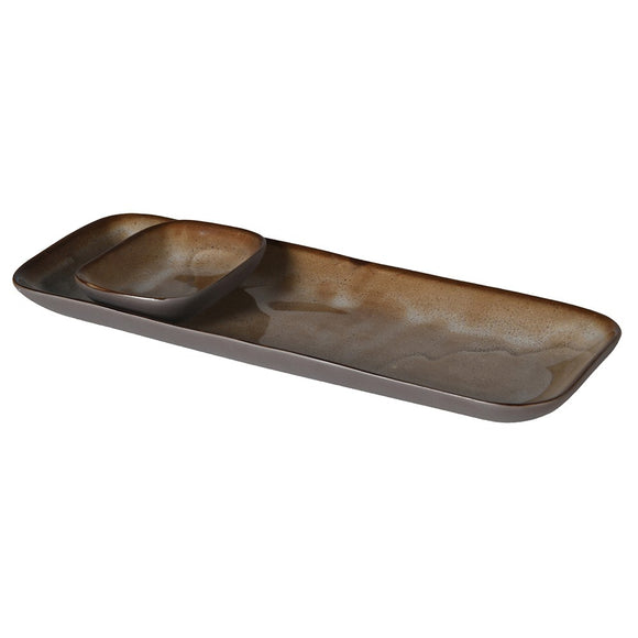 Takiya Dip Bowl and Tray