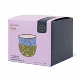 'The Bella' Dipping Bowls, Blue & Olive Splatter