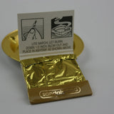 Incense match book with instructions