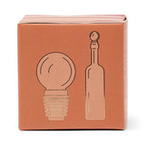 The Moony Glass Bottle Stopper - Amber