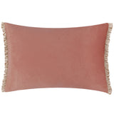 Tilly Velvet Cushion Poached Pear and Shell 30 x 50