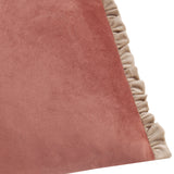 Tilly Velvet Cushion Poached Pear and Shell 30 x 50