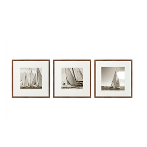 Trio of Sail Boat Framed Prints