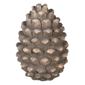 Natural Resin Pine Cone Décor Piece