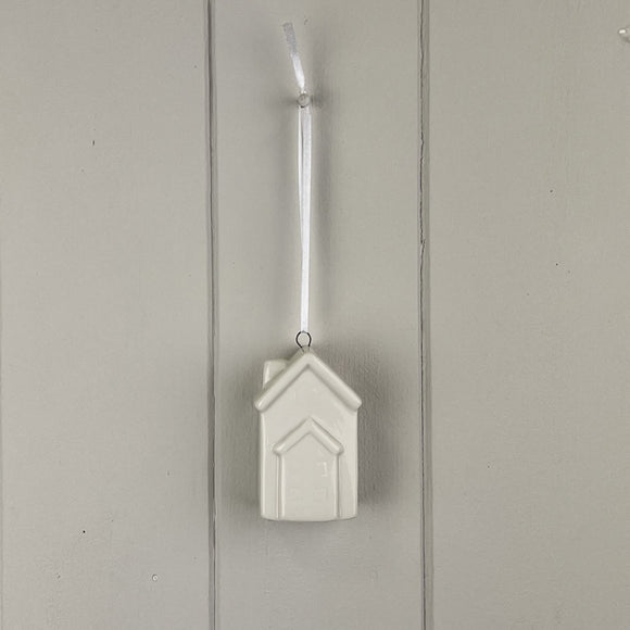 White Ceramic Hanging House Decoration
