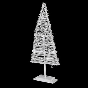 White Rattan Xmas Tree