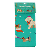 Cotton Tea Towel, Festive Friends