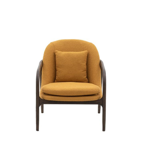Alegra Armchair, Ochre - KHEE