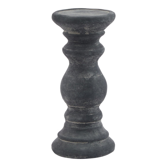 Amalfi Small Grey Column Candle Holder