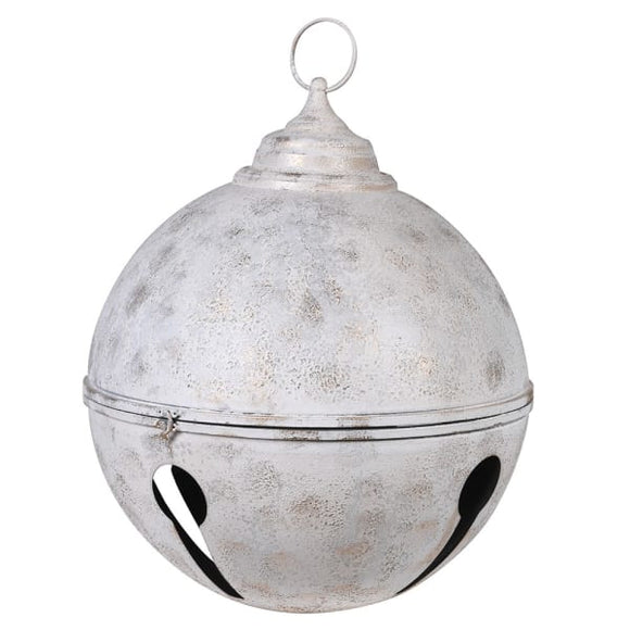 Distressed White Hanging Bell