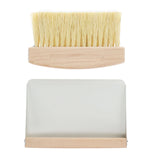Wooden Table Brush And Pan Set