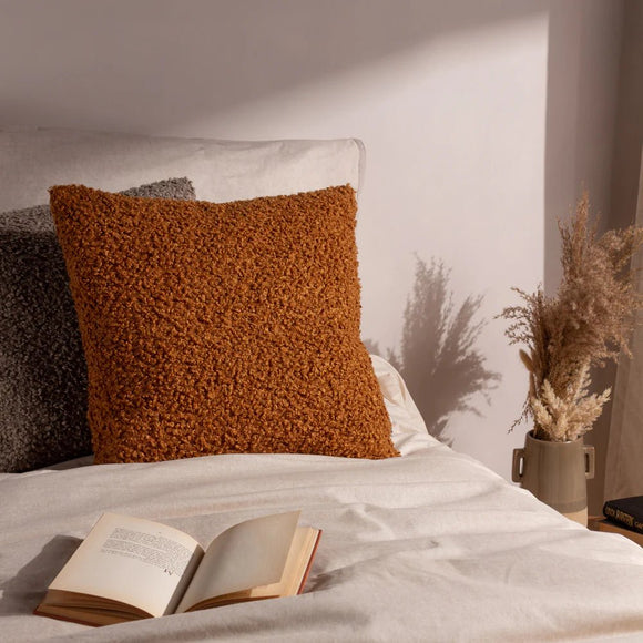 Cabu Boucle Cushion, Ginger - KHEE