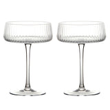 Set of 2 Empire Champagne Saucers