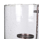 Large Bubble Glass Candle Holder