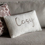 Cosy Embroidered Cushion - KHEE