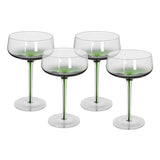 Set of 4 Basil Coupe Glasses