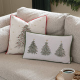 Twinkling Tree Embroidered Cushion