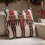 Nutcracker Trio Tufted Cushion