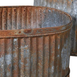 Set of 3 Distressed Planters